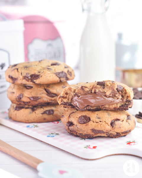 Cookies rellenas de Nutella